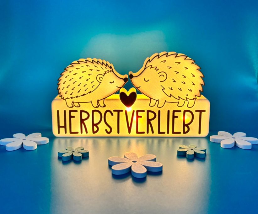 Herbstverliebte Igel